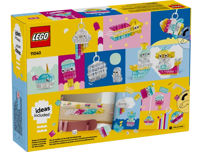 LEGO Classic Zauberbox mit durchsichtigen Steinen 11040