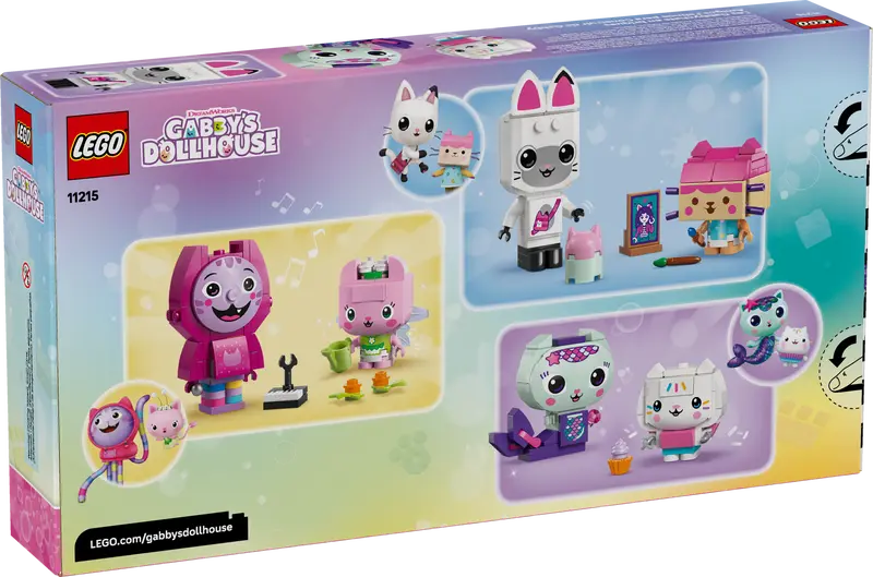 LEGO Gabby's Dollhouse Gabbys Katzenfreunde aus LEGO Steinen 11215