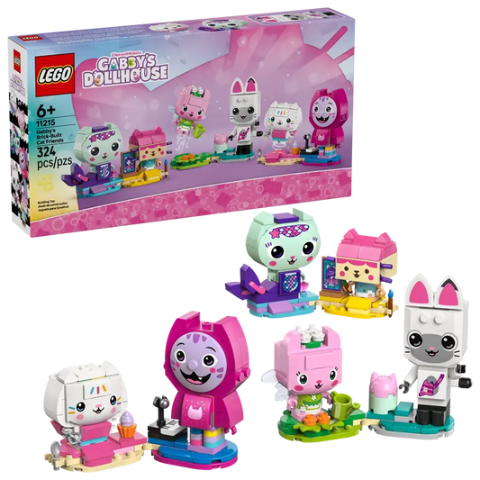 LEGO Gabby's Dollhouse Gabbys Katzenfreunde aus LEGO Steinen 11215