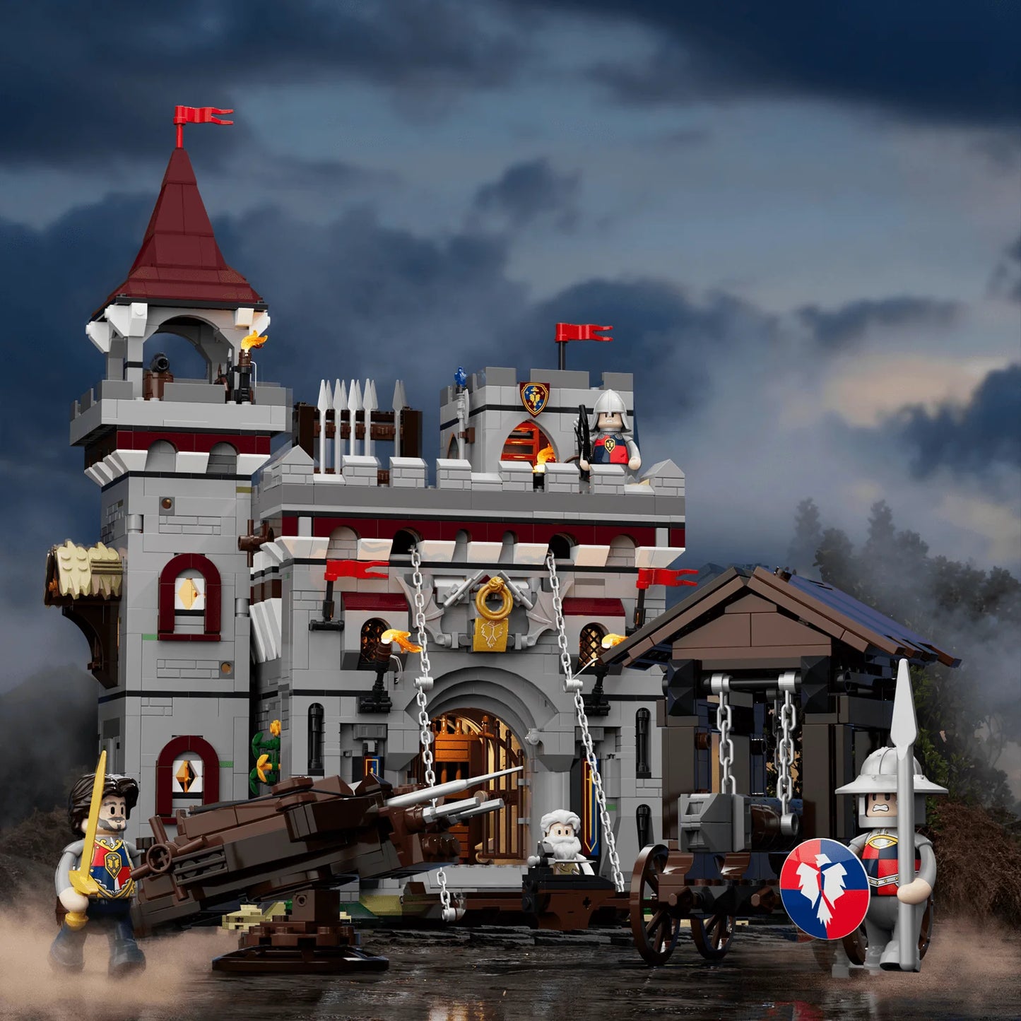 Lumibricks 12011 / L9109 - Castle Armory - Waffenlager der Burg