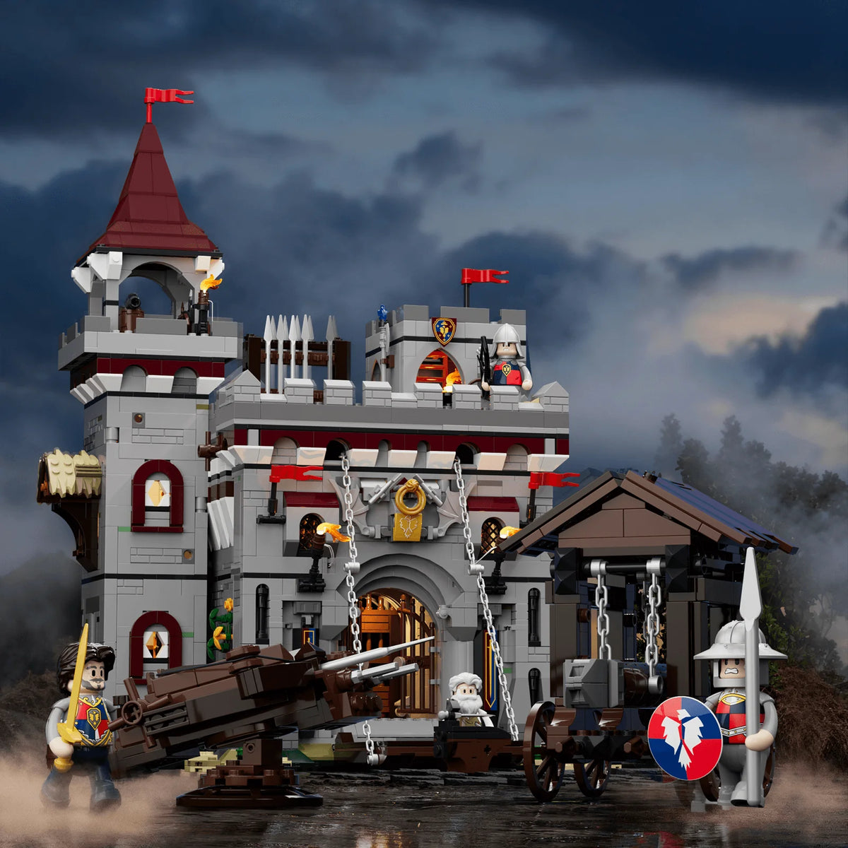 Lumibricks 12011 / L9109 - Castle Armory - Waffenlager der Burg