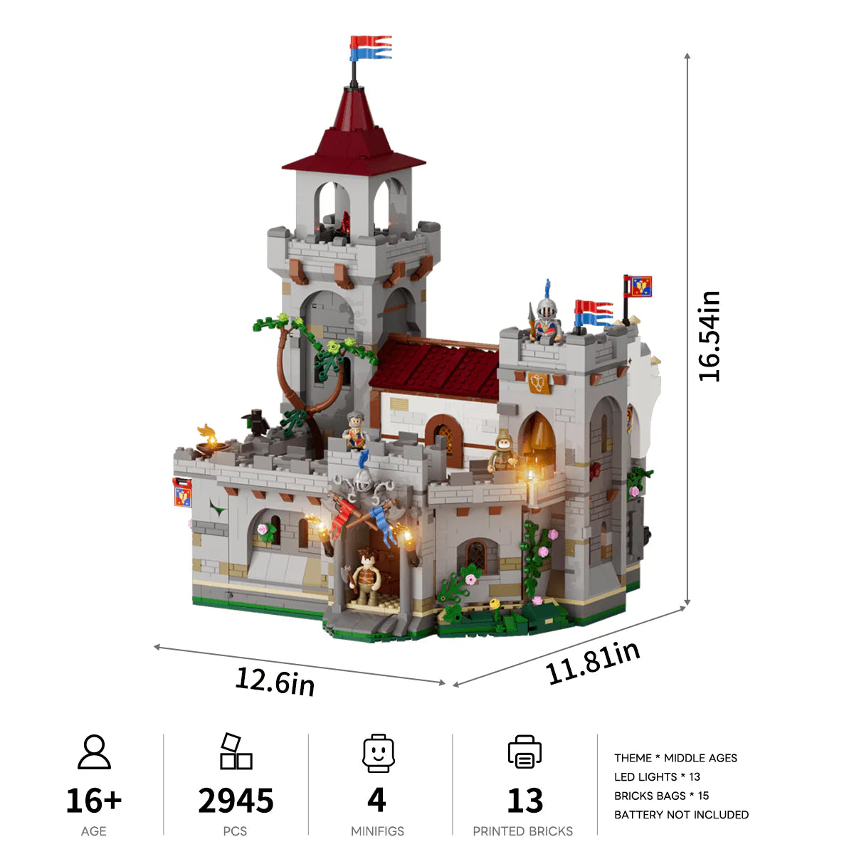 Lumibricks 12013 / L9119 - Medieval Guard Post - Mittelalterlicher Wachposten