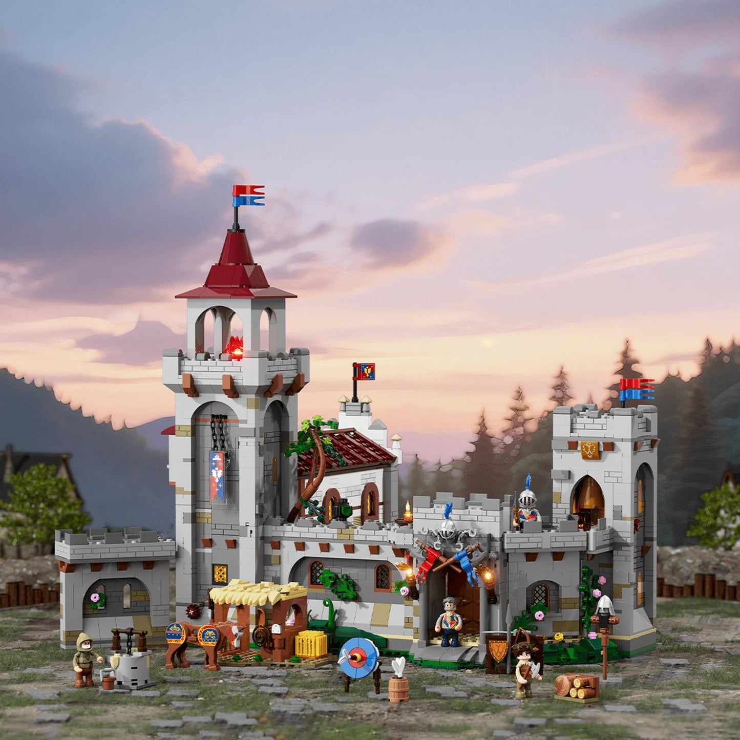 Lumibricks 12013 / L9119 - Medieval Guard Post - Mittelalterlicher Wachposten