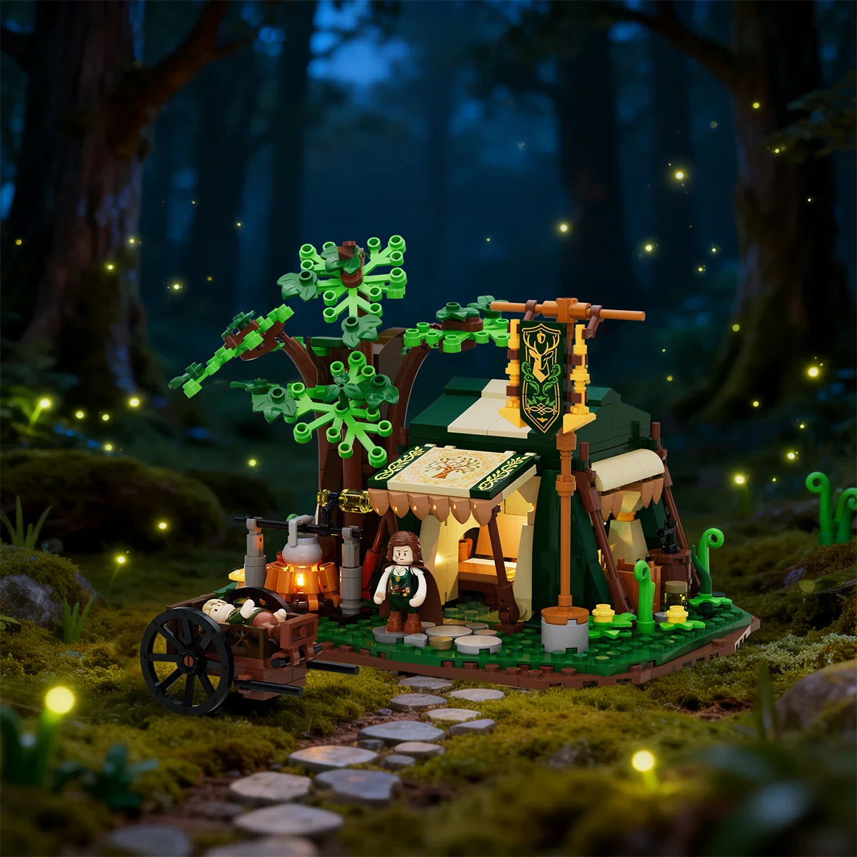 Lumibricks 12014 - Ranger Camp - Ranger-Camp