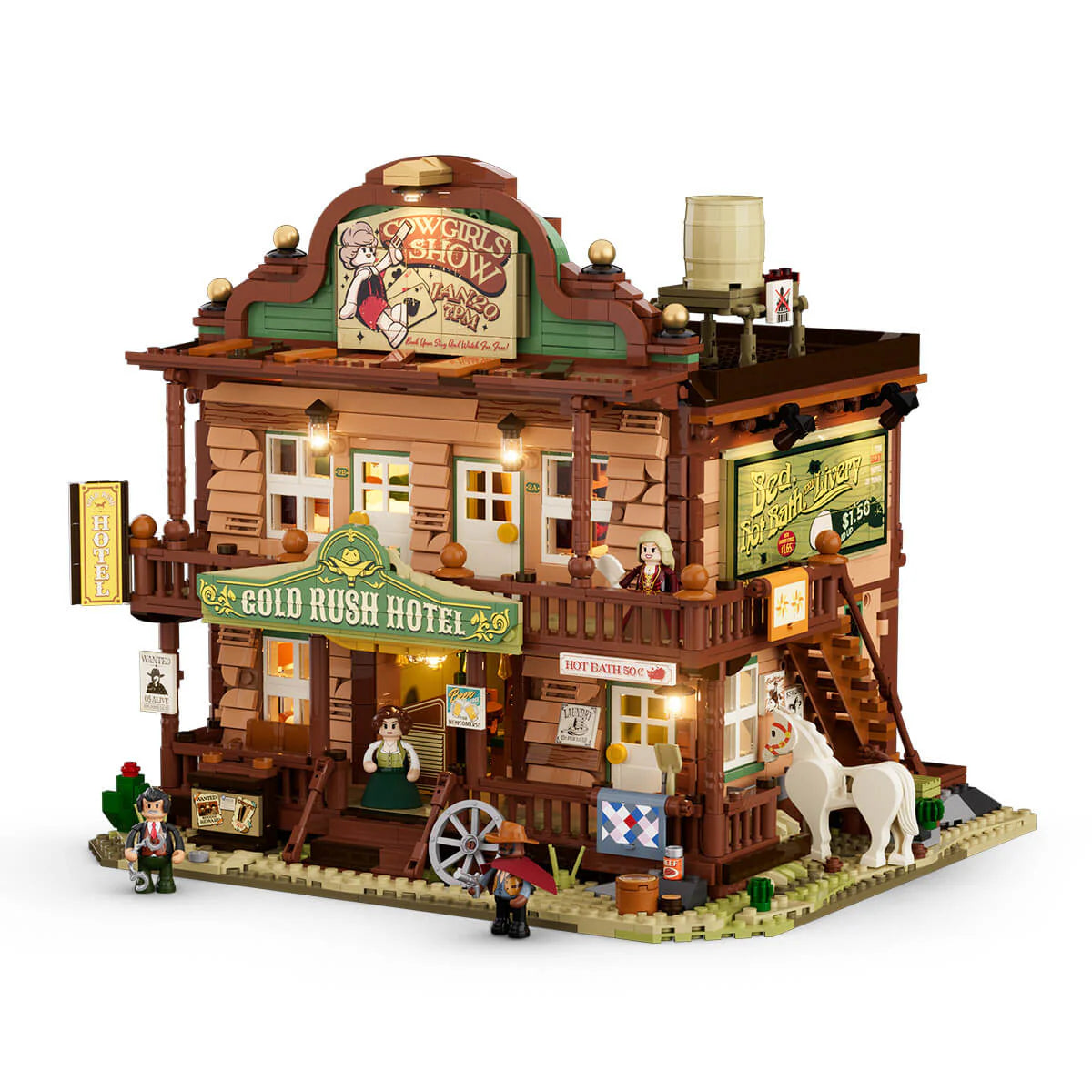 Lumibricks 14014 - Old West Inn - Gasthaus im Alten Westen