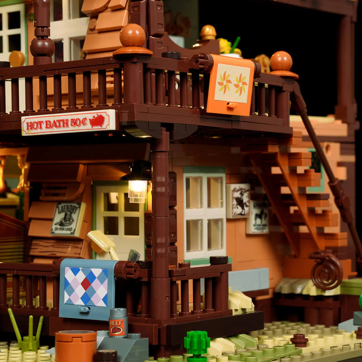 Lumibricks 14014 - Old West Inn - Gasthaus im Alten Westen
