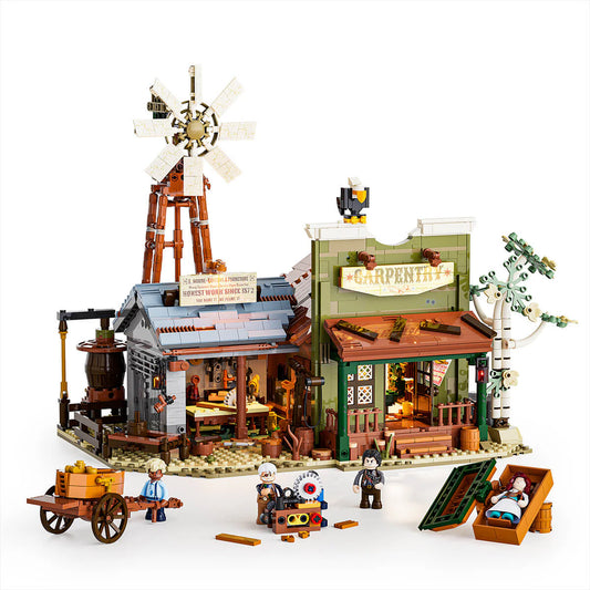 Lumibricks 14015 - Western Carpentry Workshop - Western Zimmerei