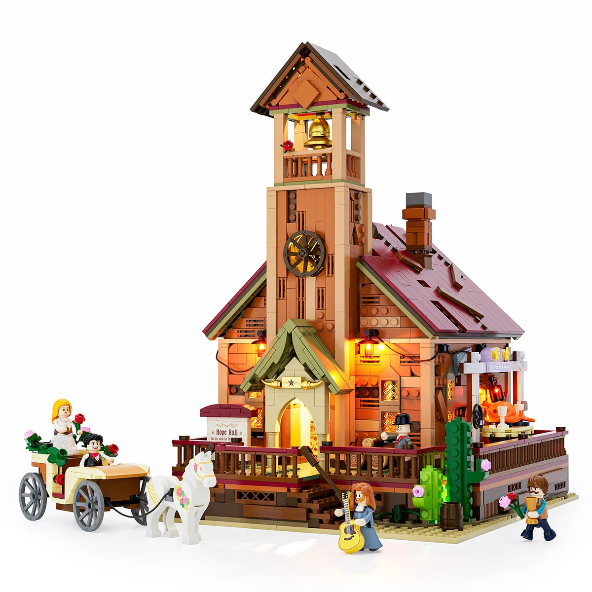 Lumibricks 14016 - Old West Meeting Hall - Wild West Versammlungssaal
