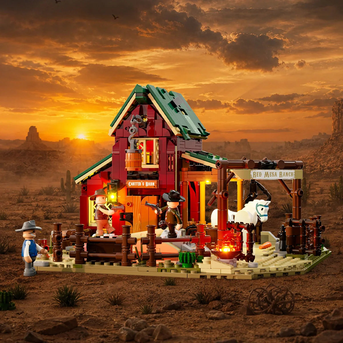 Lumibricks 14017 - Wild West Ranch Duel