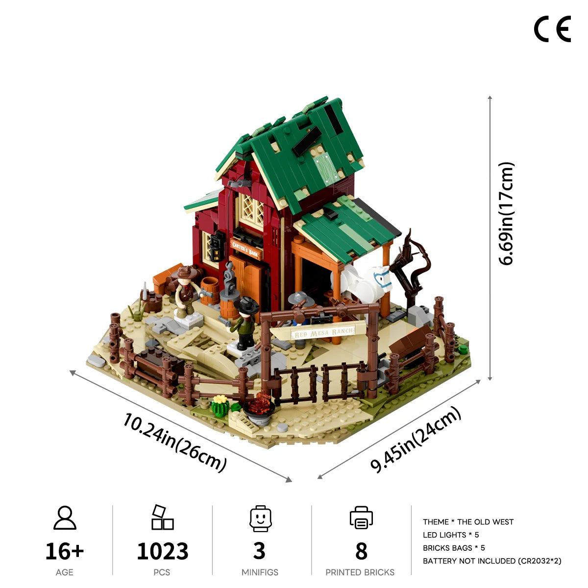 Lumibricks 14017 - Wild West Ranch Duel