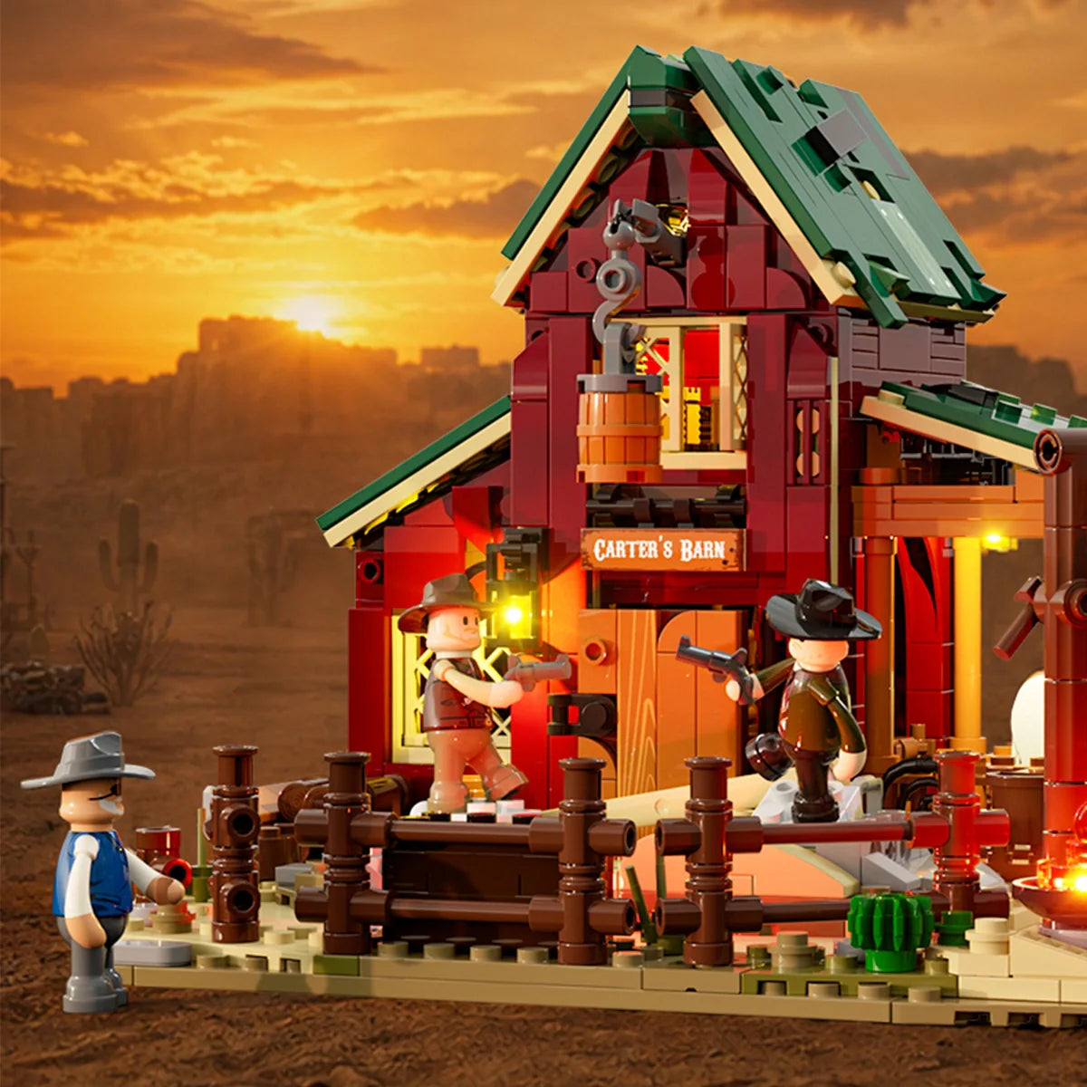 Lumibricks 14017 - Wild West Ranch Duel