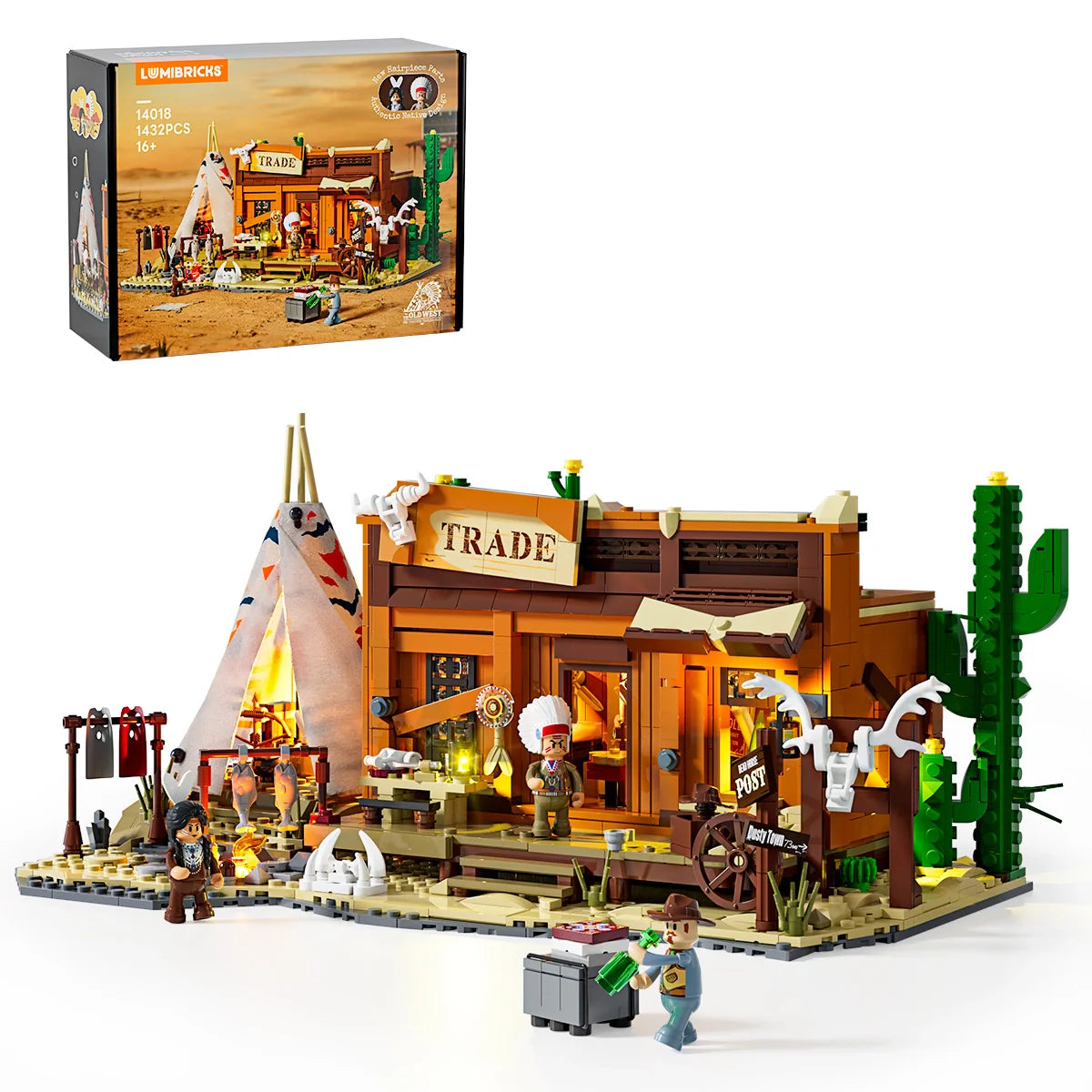 Lumibricks 14018 - Western Fur Trading Post