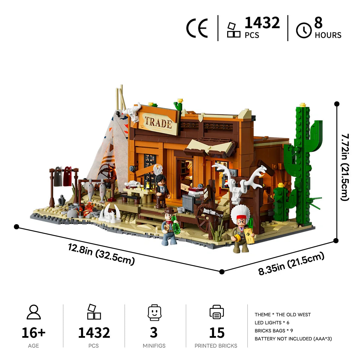 Lumibricks 14018 - Western Fur Trading Post