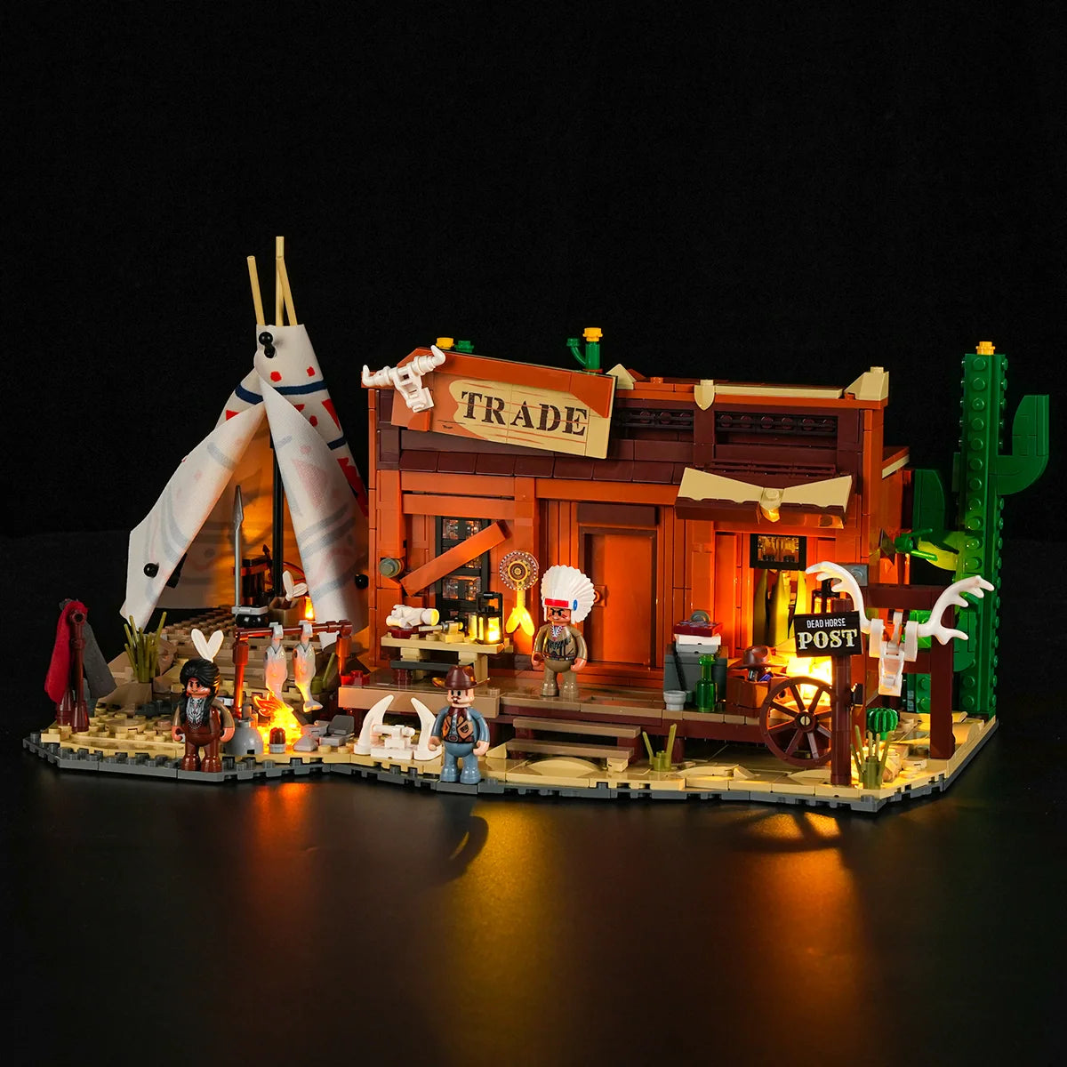 Lumibricks 14018 - Western Fur Trading Post