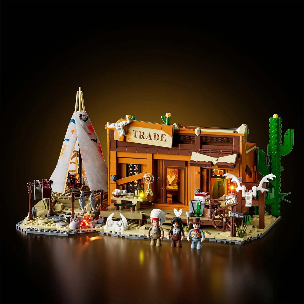 Lumibricks 14018 - Western Fur Trading Post