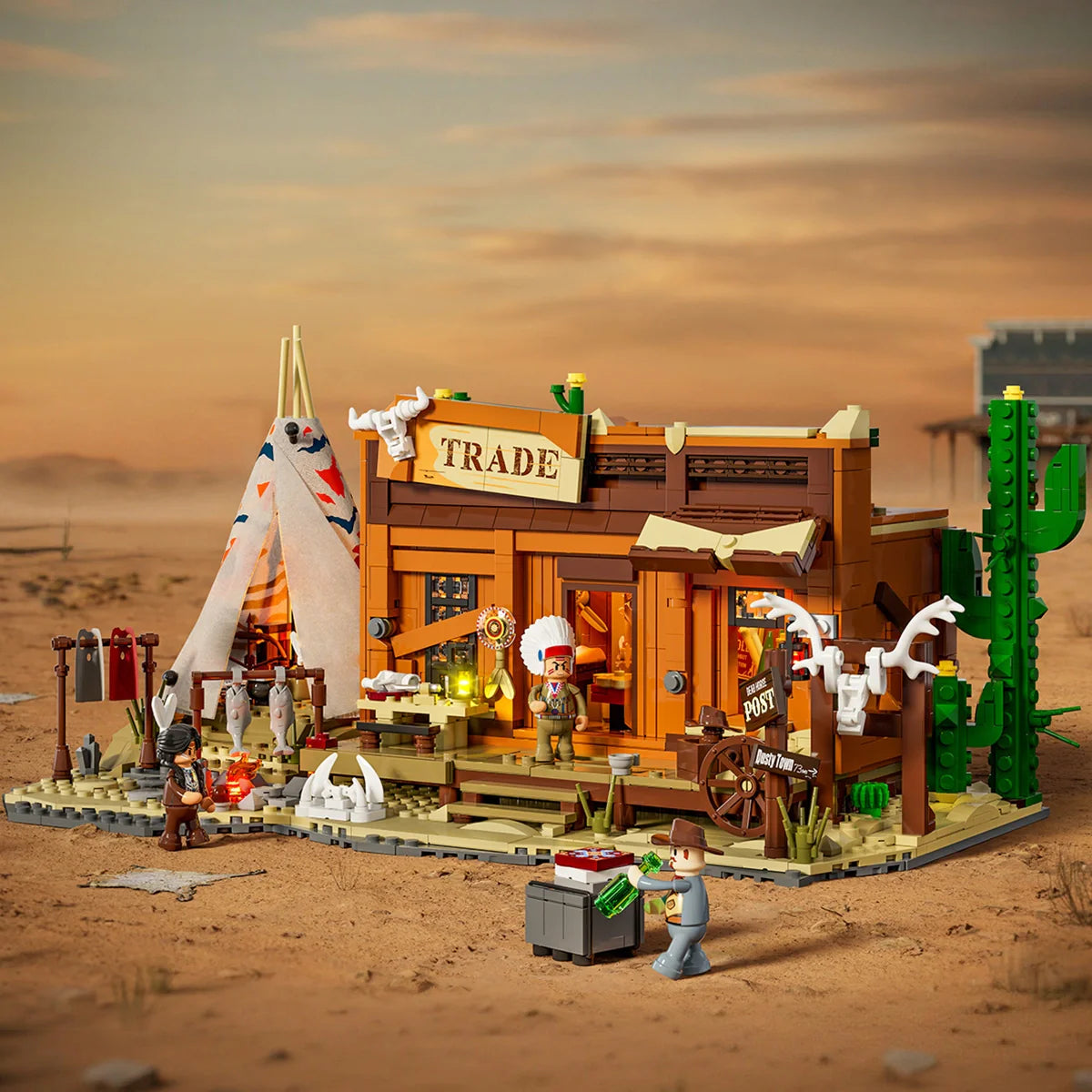 Lumibricks 14018 - Western Fur Trading Post