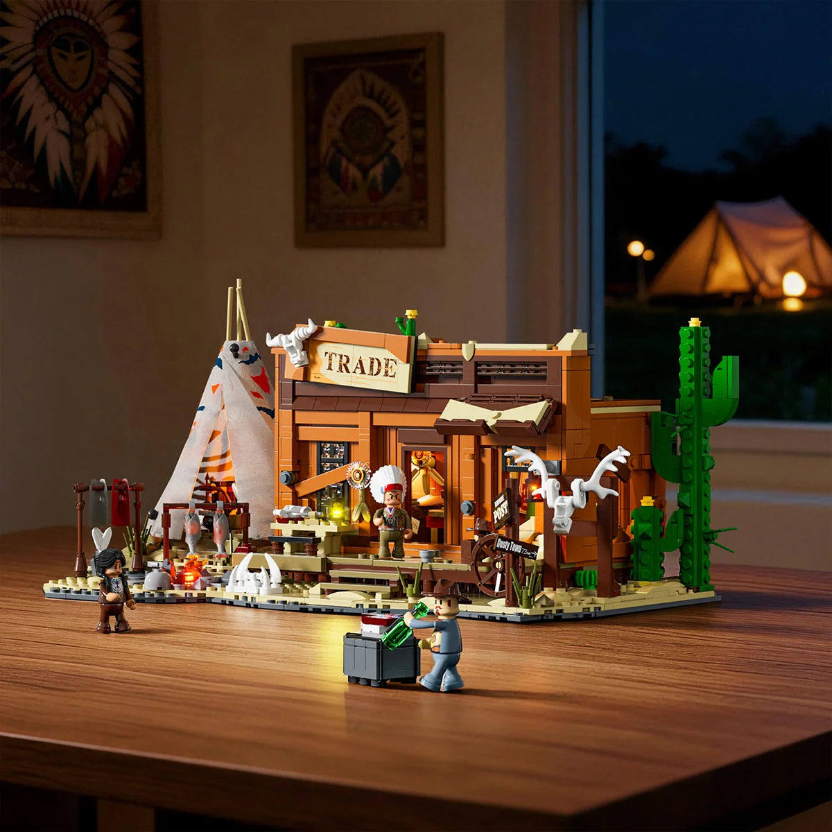 Lumibricks 14018 - Western Fur Trading Post