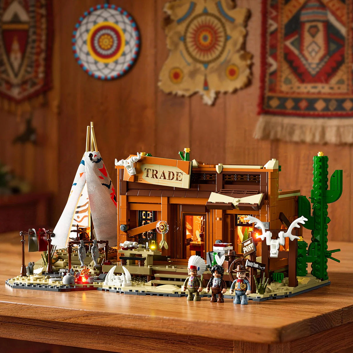 Lumibricks 14018 - Western Fur Trading Post
