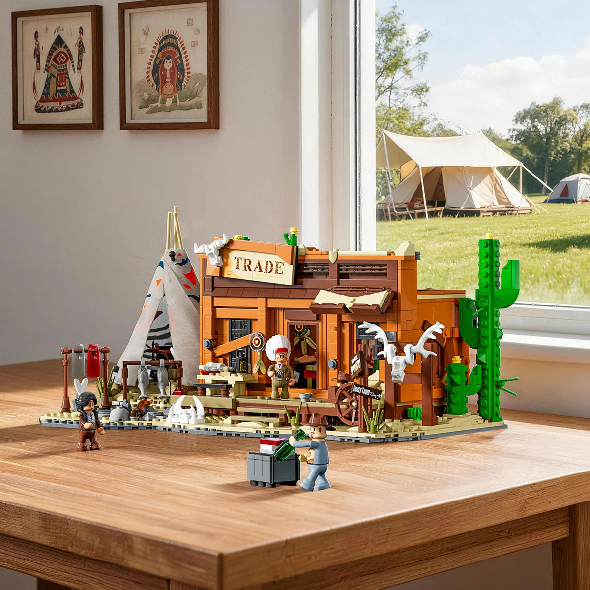 Lumibricks 14018 - Western Fur Trading Post