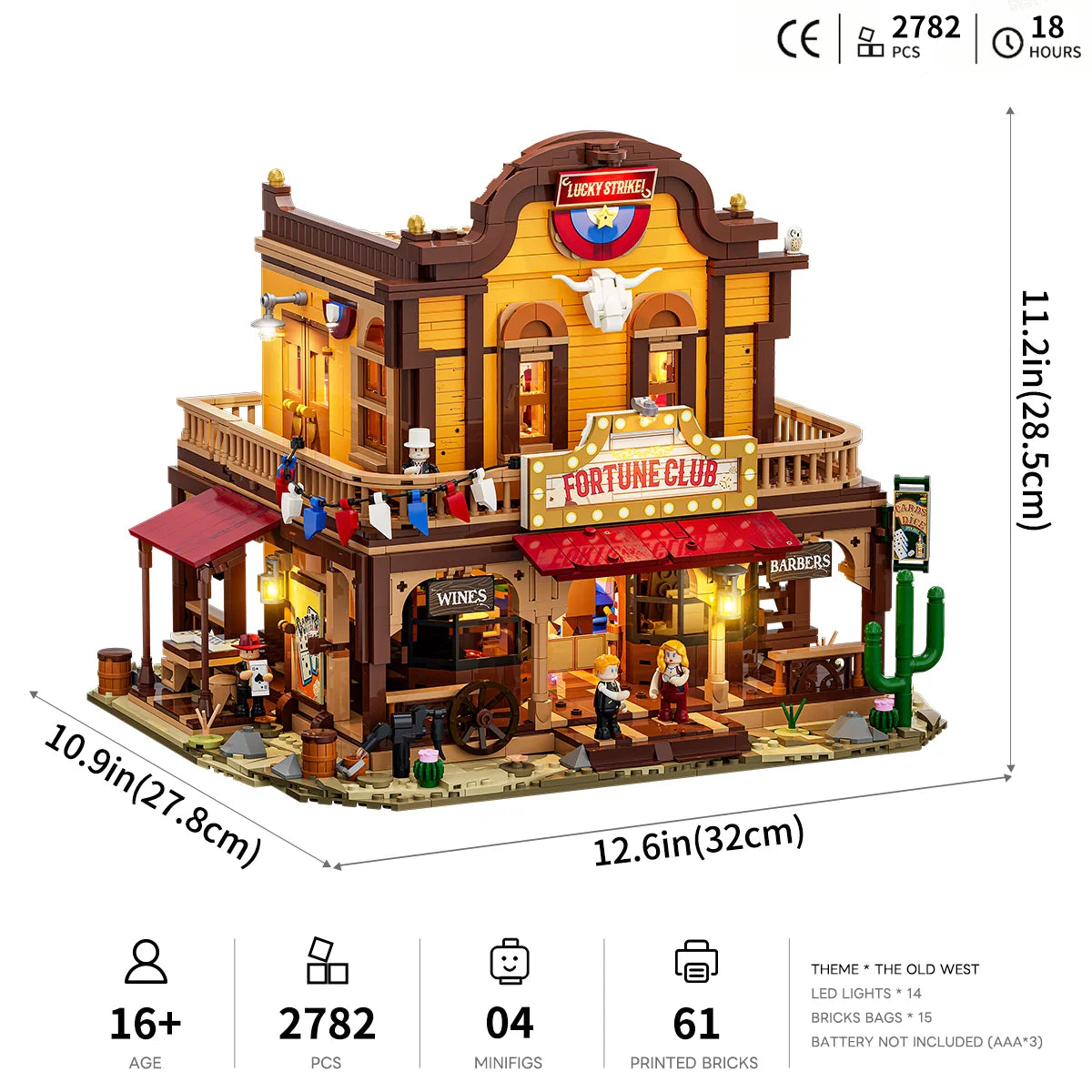 Lumibricks 14019 - Fortune Club Saloon