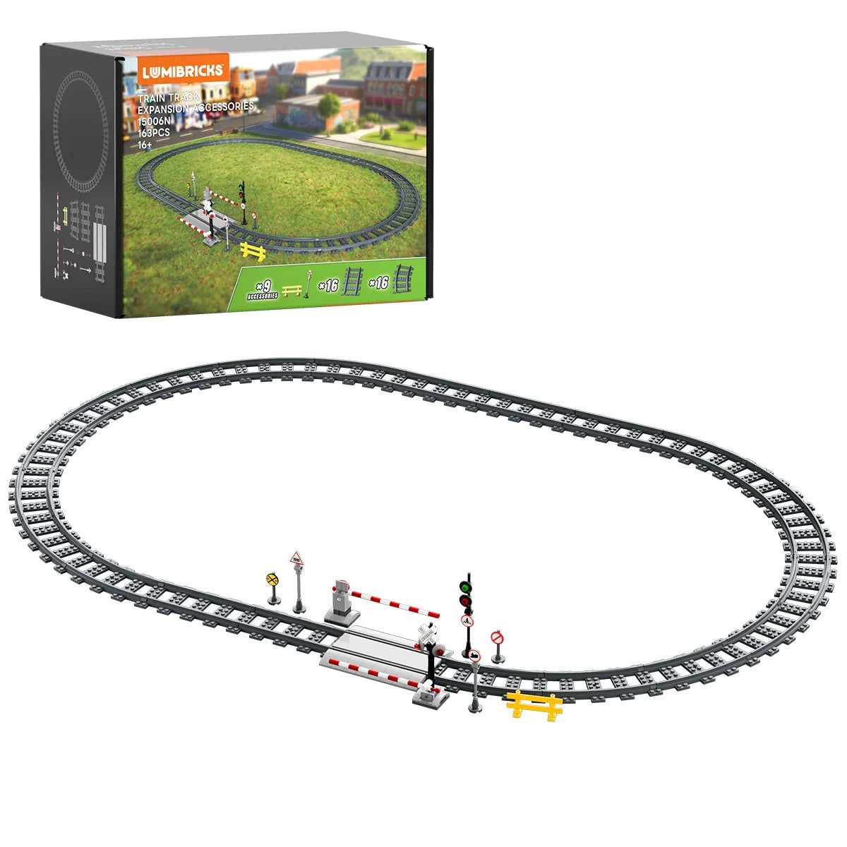 Lumibricks 15006N - Train Track Expansion Accessories