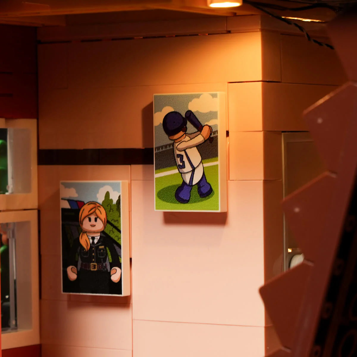Lumibricks 15009 - Redbrick Row House - Reihenhaus aus rotem Backstein