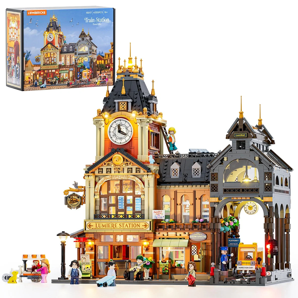 Lumibricks 15017 - Hauptbahnhof - Central Train Station