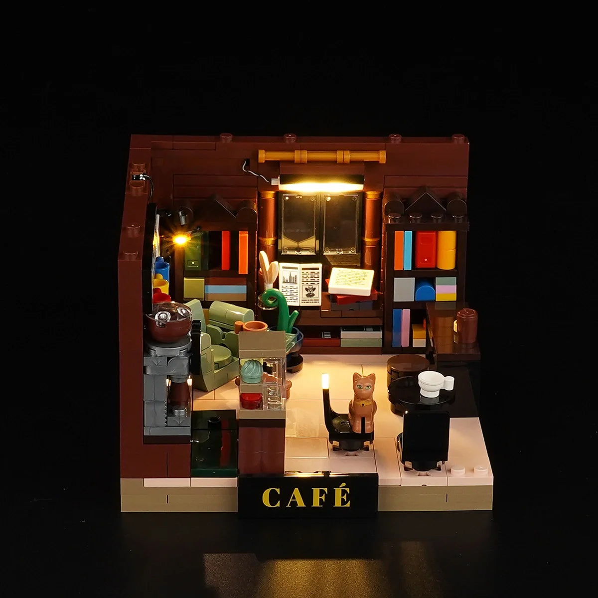 Lumibricks 15018 - Buchcafé Mini-Set - Book-Cafe Box