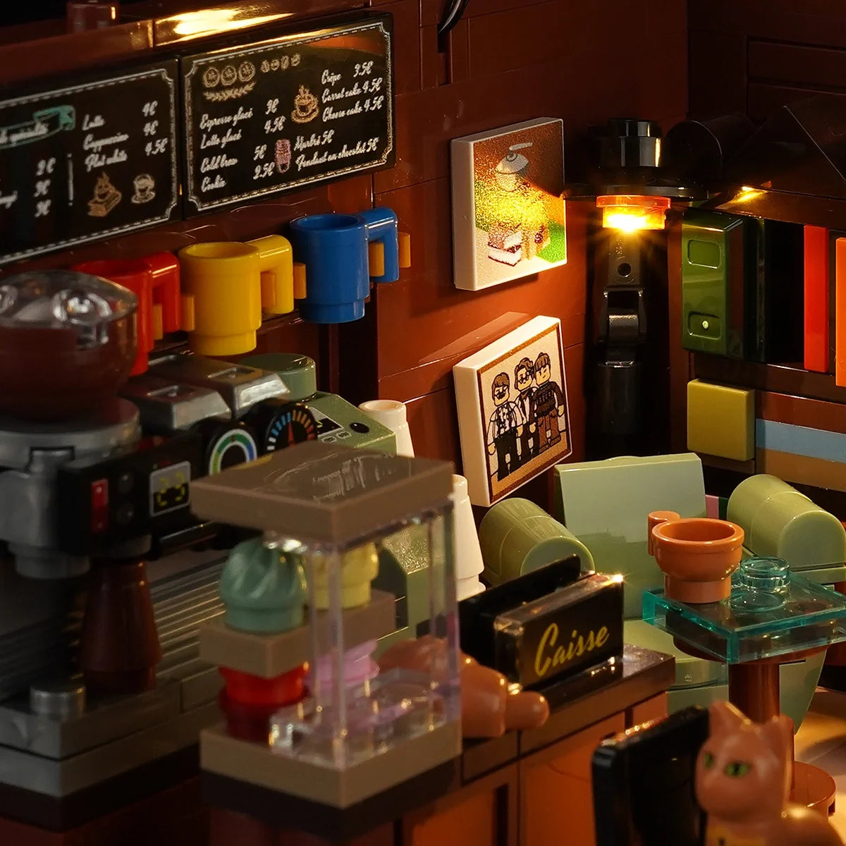 Lumibricks 15018 - Buchcafé Mini-Set - Book-Cafe Box