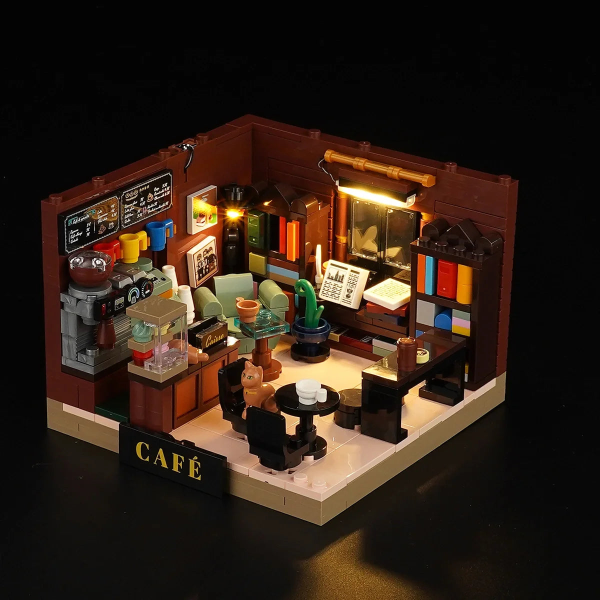 Lumibricks 15018 - Buchcafé Mini-Set - Book-Cafe Box