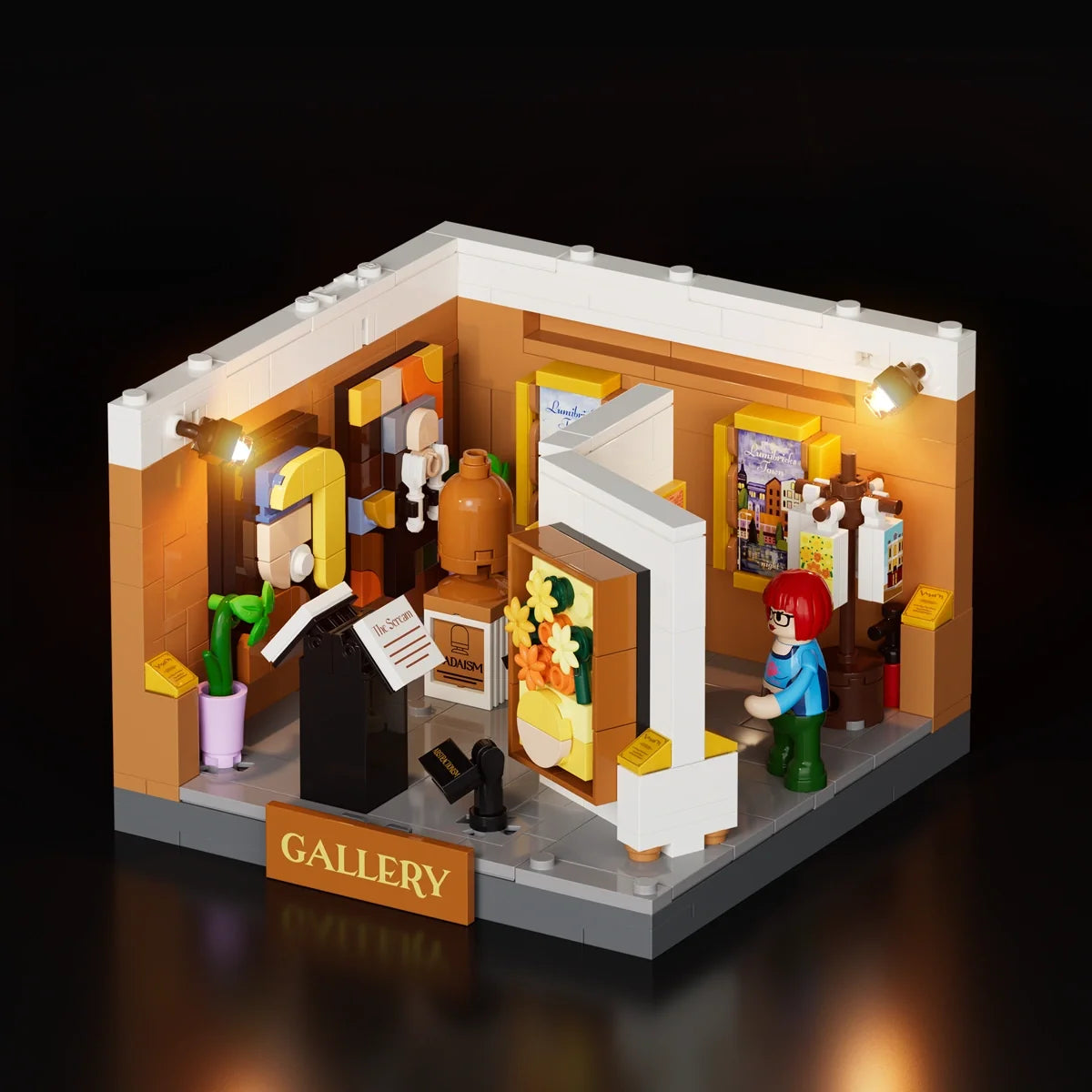 Lumibricks 15019 - Brick Art Galerie Mini-Set - Brick Art Gallery Box