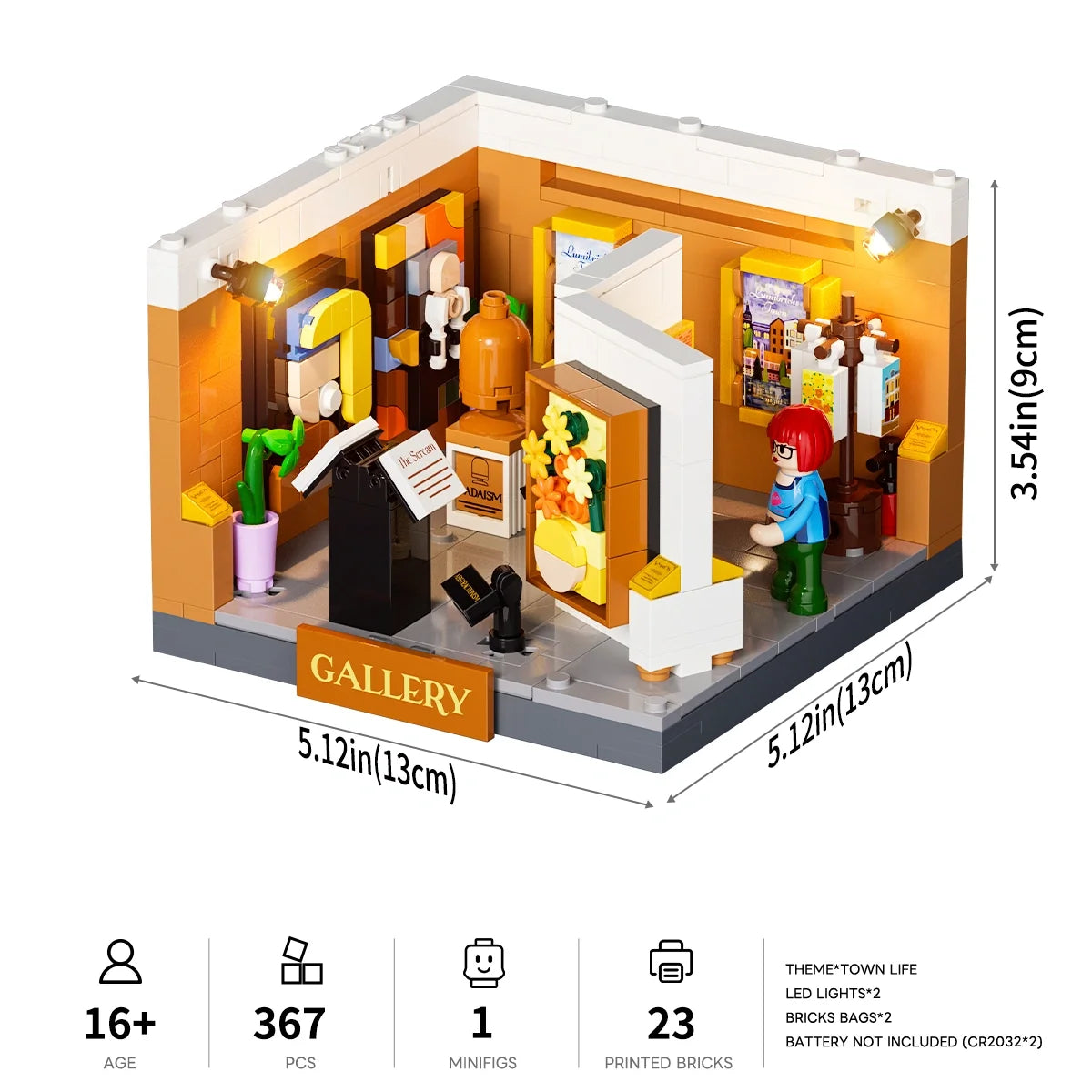 Lumibricks 15019 - Brick Art Galerie Mini-Set - Brick Art Gallery Box