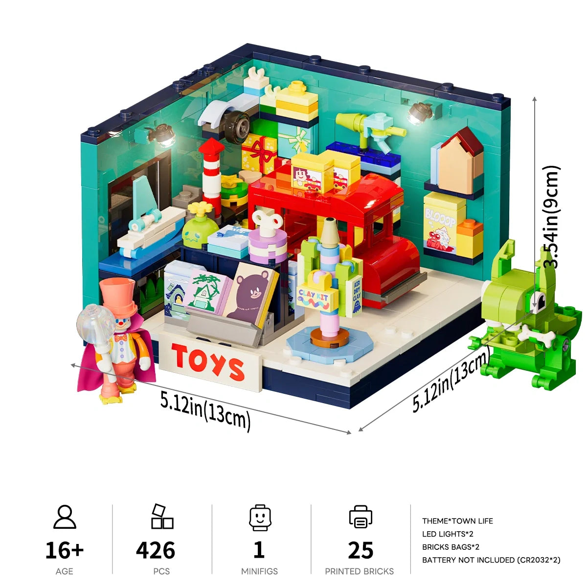 Lumibricks 15020 - Spielzeugladen Mini-Set - Toy Store Box