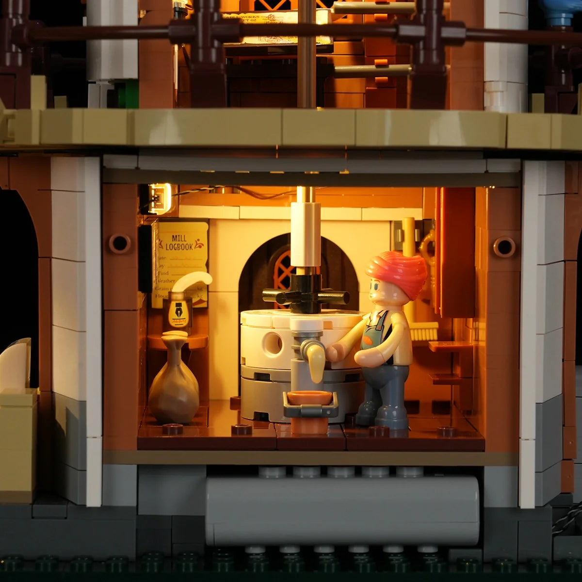 Lumibricks 16012 - Holländische Windmühlenmühle - Dutch Windmill Millhouse