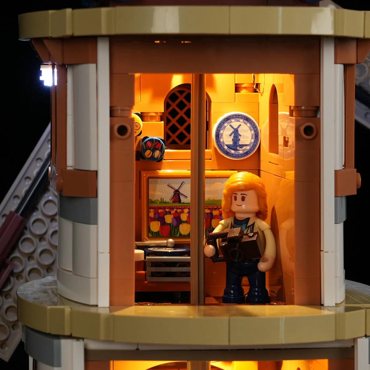 Lumibricks 16012 - Holländische Windmühlenmühle - Dutch Windmill Millhouse