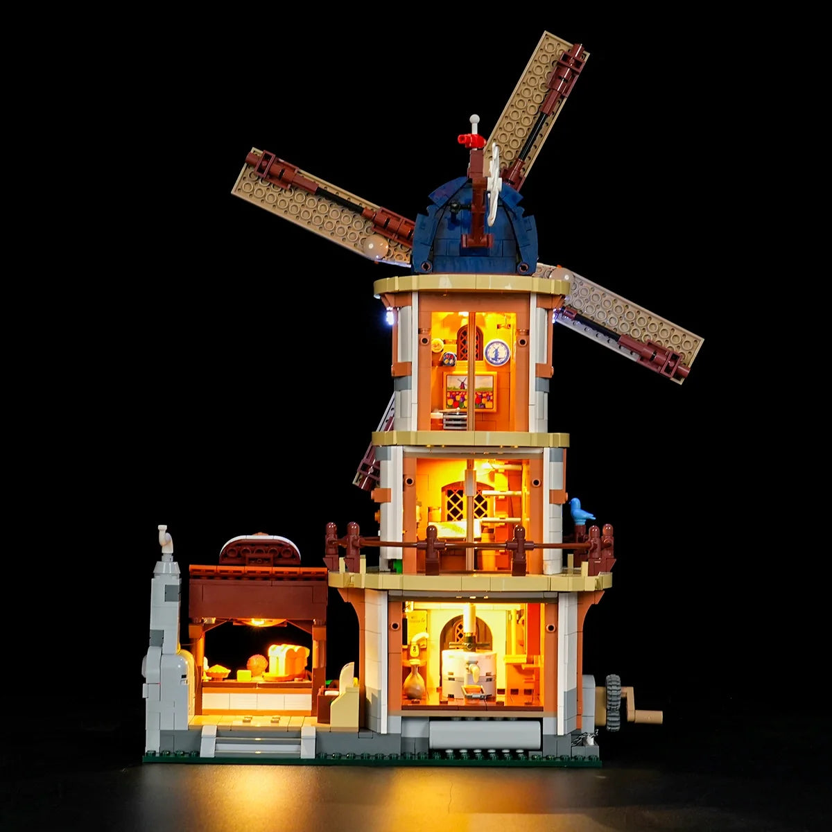 Lumibricks 16012 - Holländische Windmühlenmühle - Dutch Windmill Millhouse