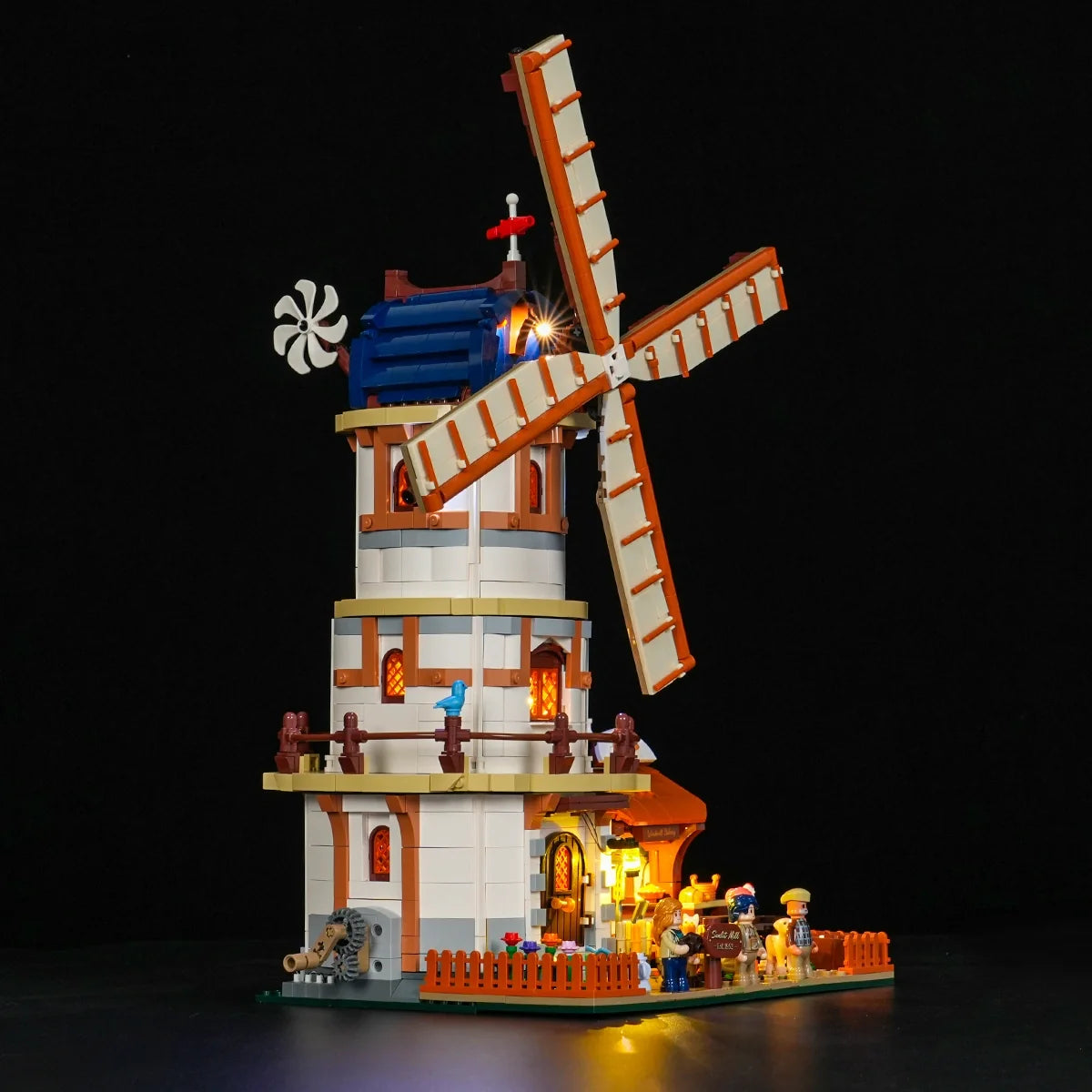 Lumibricks 16012 - Holländische Windmühlenmühle - Dutch Windmill Millhouse