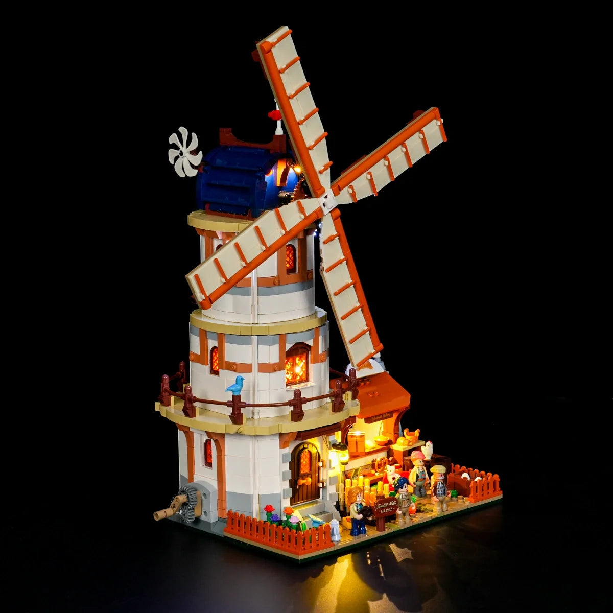 Lumibricks 16012 - Holländische Windmühlenmühle - Dutch Windmill Millhouse