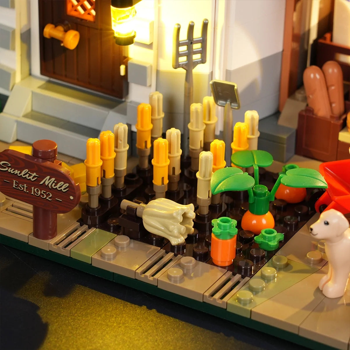 Lumibricks 16012 - Holländische Windmühlenmühle - Dutch Windmill Millhouse
