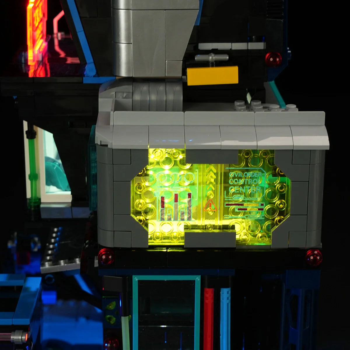 Lumibricks 17009 - Cyberpunk Police HQ - Cyberpunk Polizei-Hauptquartier
