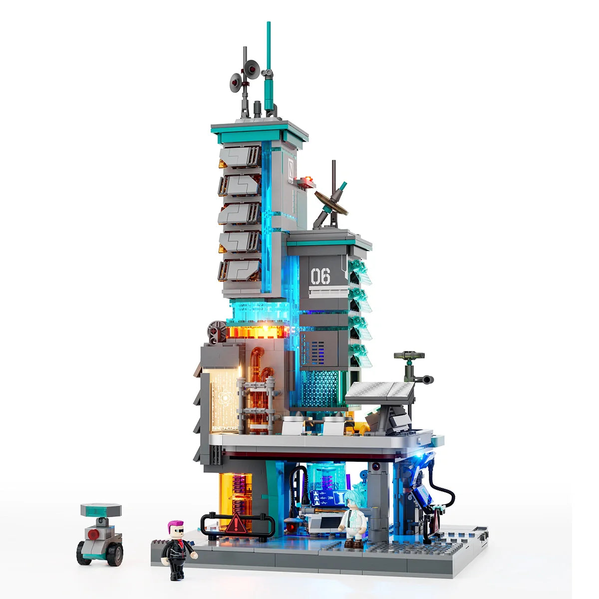 Lumibricks 17010 - Neon Tech Station