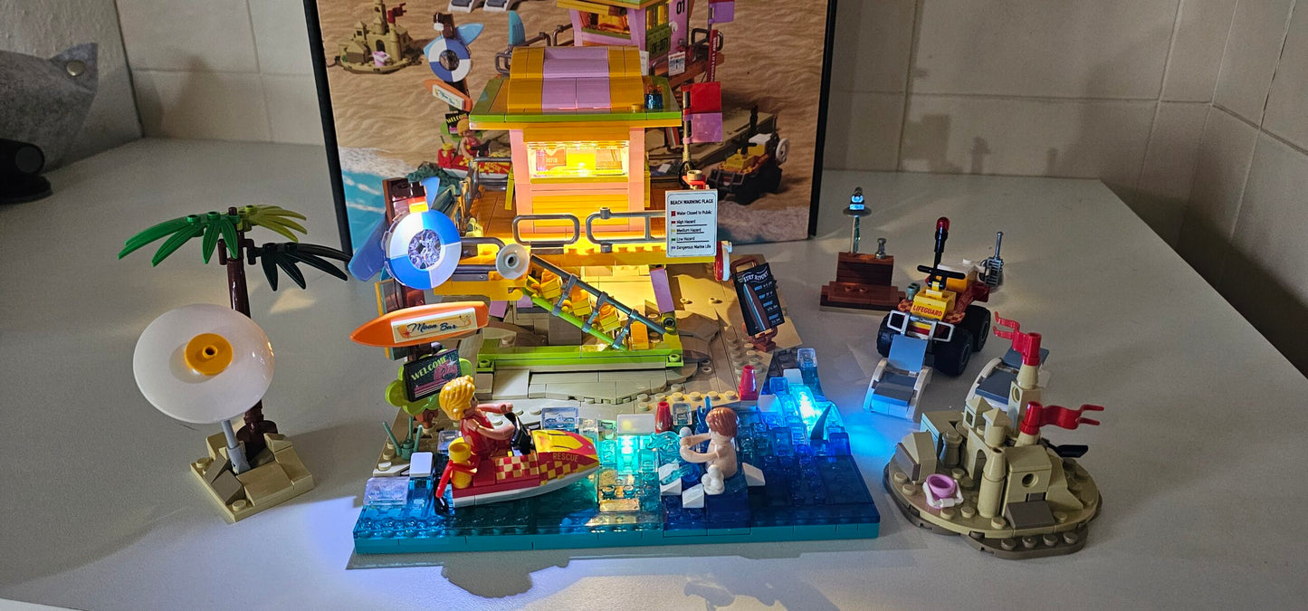 Lumibricks 18008 - Beach Lifeguard Tower - Strandrettungsturm - USED