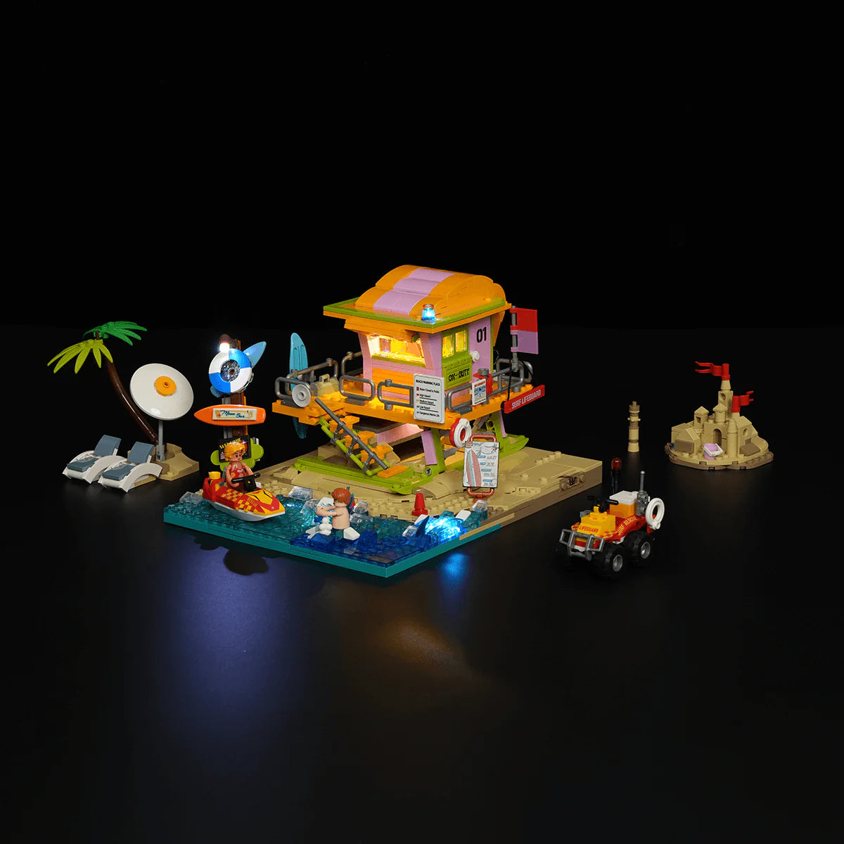 Lumibricks 18008 - Beach Lifeguard Tower - Strandrettungsturm