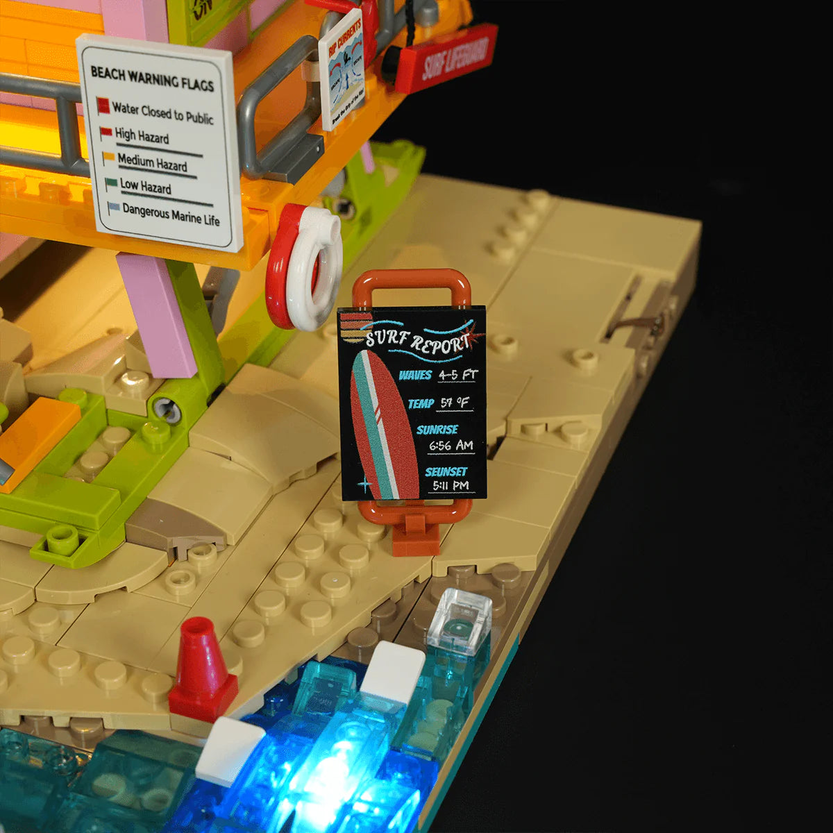 Lumibricks 18008 - Beach Lifeguard Tower - Strandrettungsturm