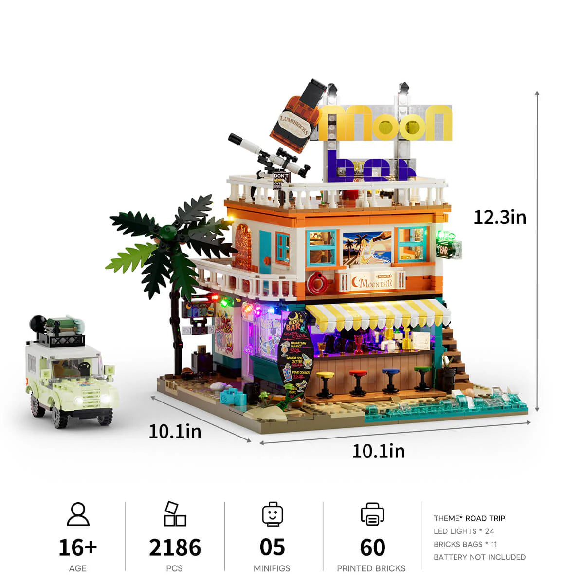 Lumibricks 18009 - Moon Bar