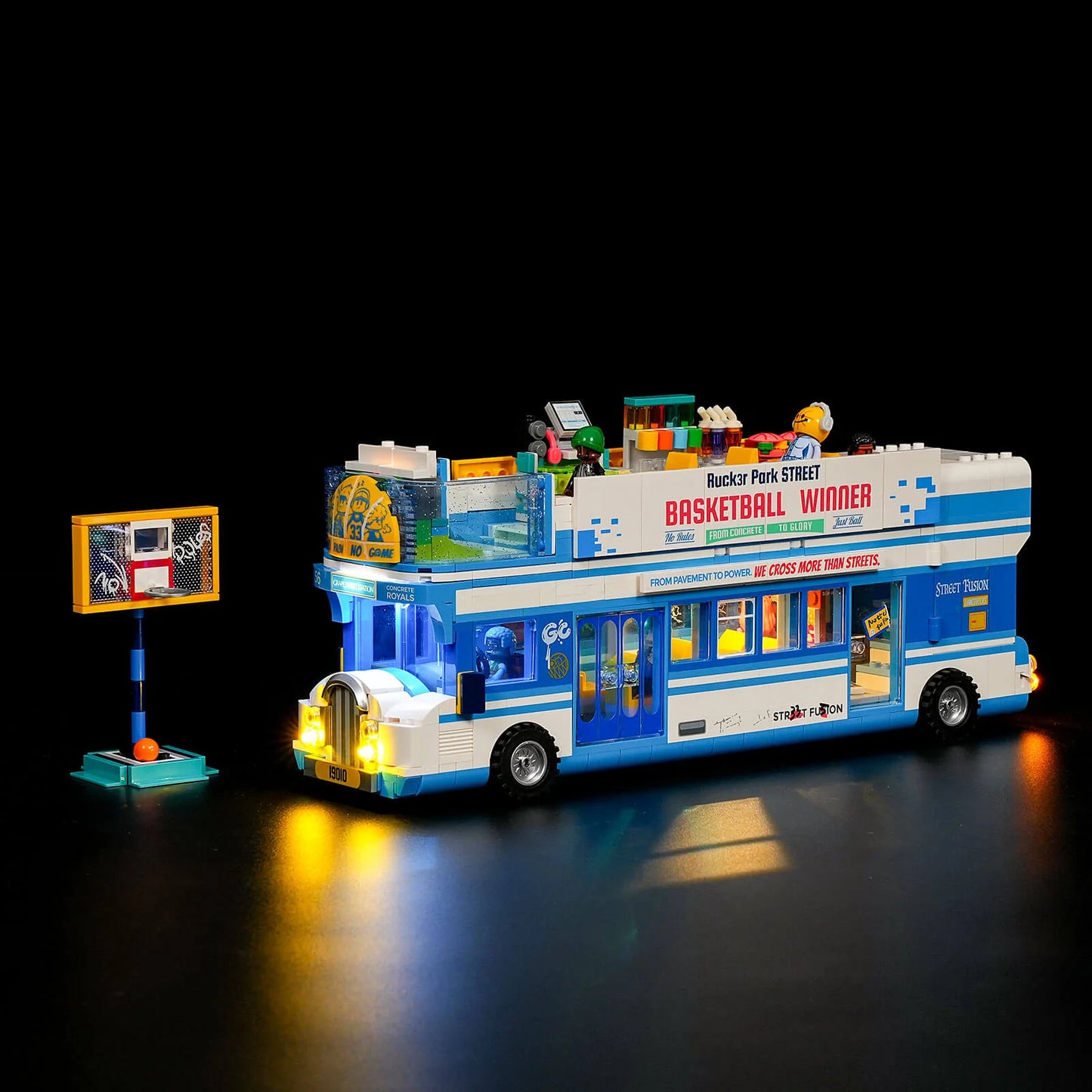 Lumibricks 19010 - Streetball Tour Bus - Streetball-Tourbus