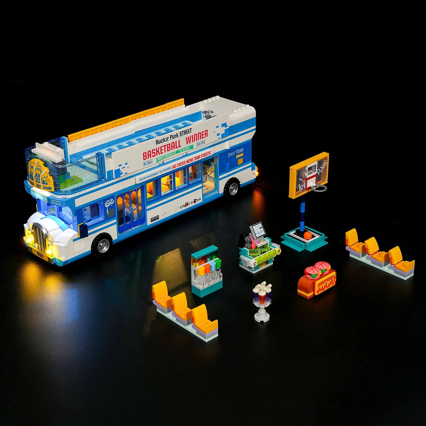 Lumibricks 19010 - Streetball Tour Bus - Streetball-Tourbus