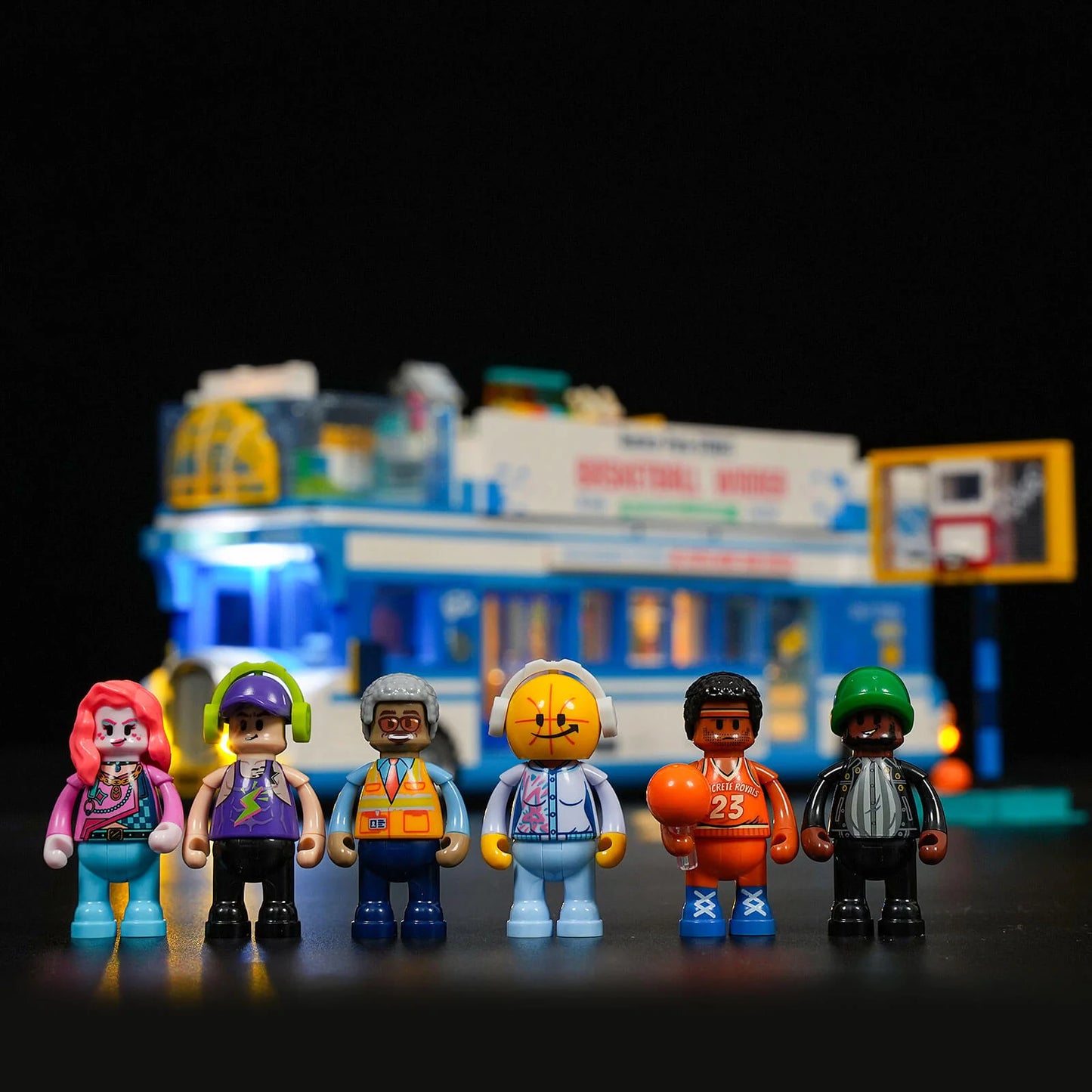 Lumibricks 19010 - Streetball Tour Bus - Streetball-Tourbus