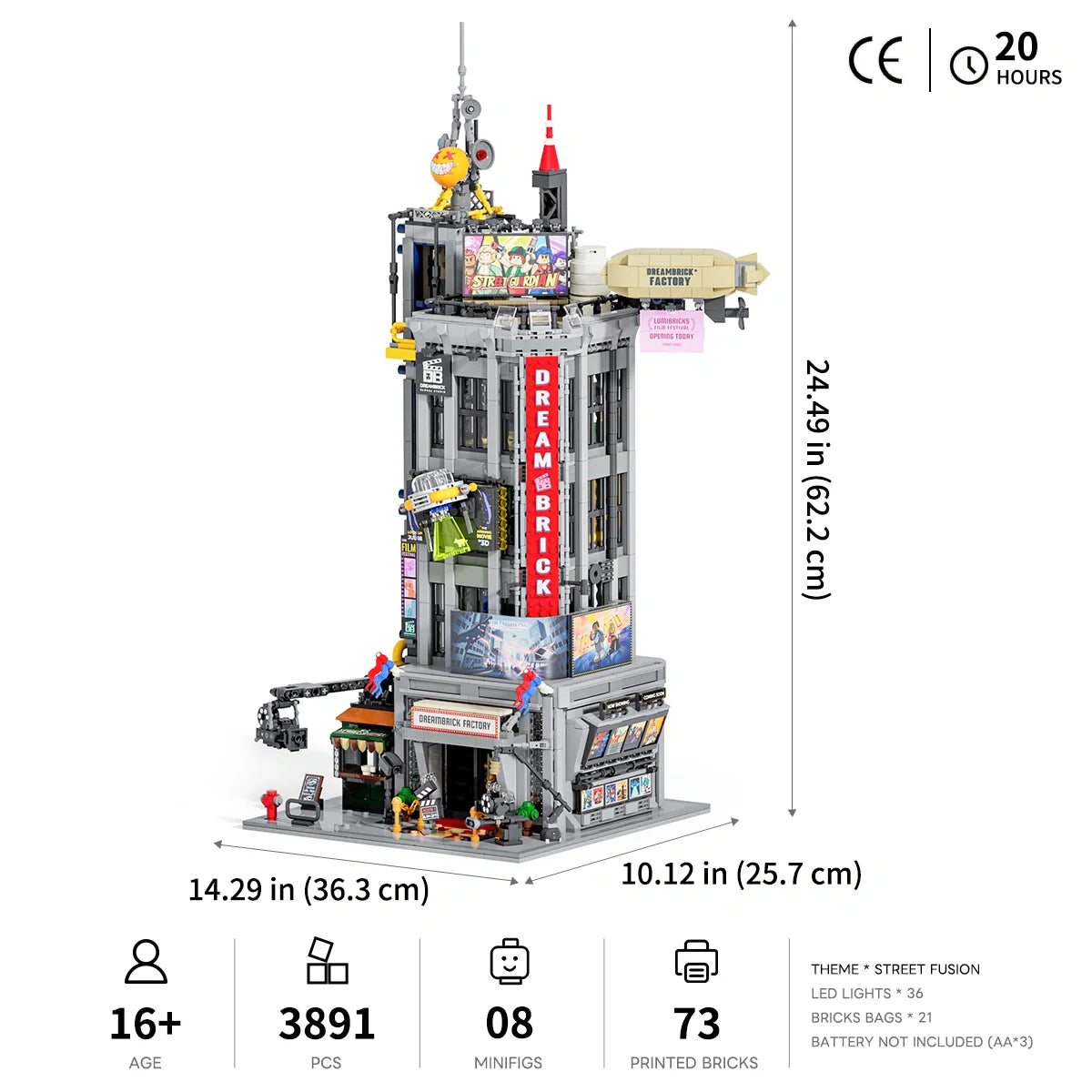 Lumibricks 19015 - Film Studio Tower