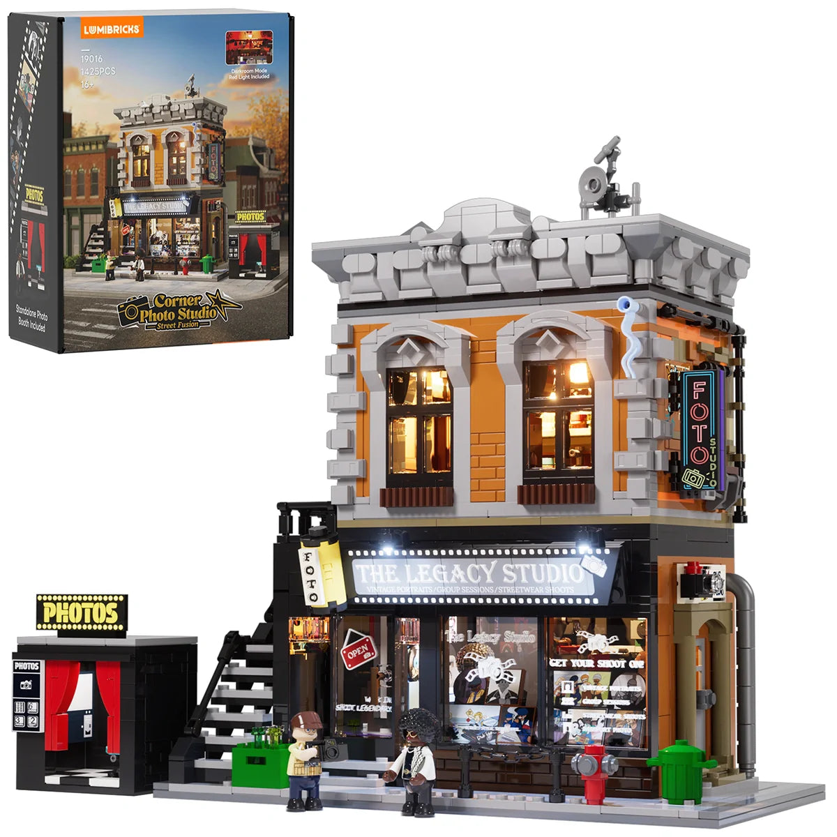 Lumibricks 19016 - Corner Photo Studio - Eck-Fotostudio